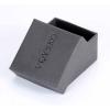 VQYSKO Signet Rings for Men Women,Solid Polished Stainless Steel Biker Ring for Men,Ideal Gift for Dad & Boyfriend,Silver Gold Black Color for Choice, size 4-15(Square Grey)